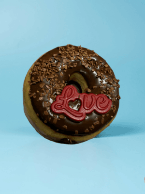 Pure chocolade met vlokjes van melkchocolade